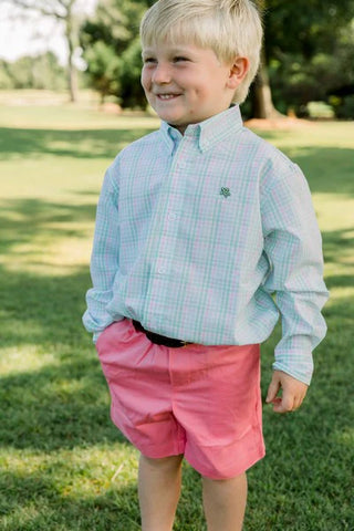 J Bailey Pete Twill Shorts - Shrimp