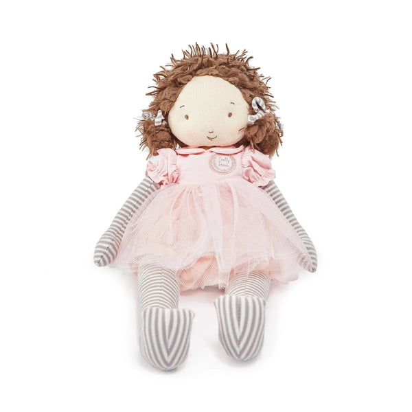 Elsie Pretty Girl Bunnies by the Bay Soft Doll Toy - Brunette