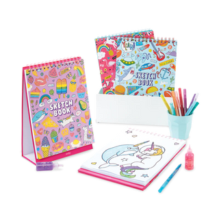Ooly Sketch & Show Standing Sketchbook - Cute Doodle World - view 2