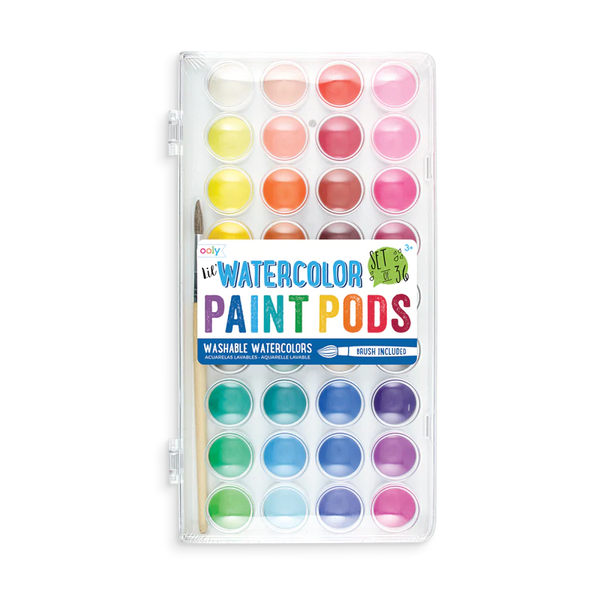 Lil' Watercolor Paint Pods- Set of 36