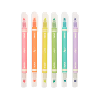 Dual Liner 6Pc Double-Ended Neon Highlighters