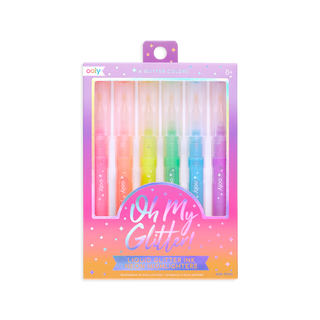 Oh My Glitter 6pc Liquid Neon Highlighters