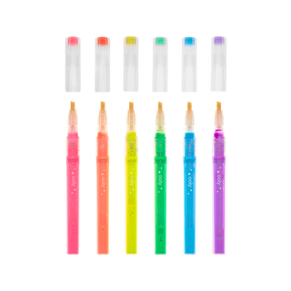 Oh My Glitter 6pc Liquid Neon Highlighters