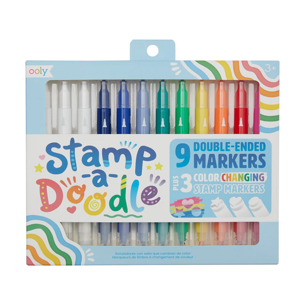 Ooly Stamp-a-Doodle 12Pc Double Ended Markers