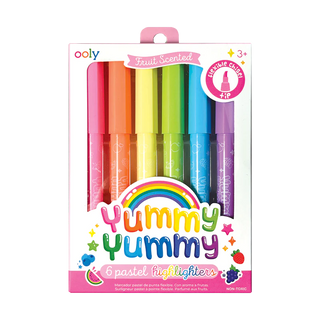 Ooly Yummy Yummy Pastel Scented Highlighters-Set of 6