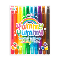 Yummy Yummy Scented Twist Up Crayons - Set of 10