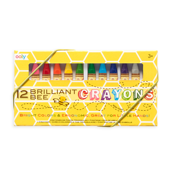 Ooly 12Pc Brilliant Bee Crayons