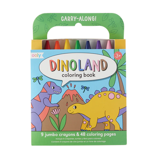 Carry Along Crayon & Coloring Book Set - Dinoland