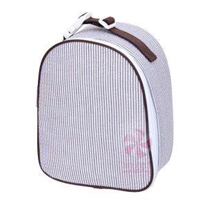 Mint Seersucker Lunch Box
