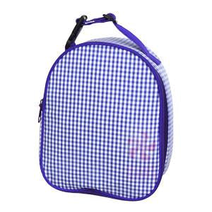 Mint Seersucker Lunch Box