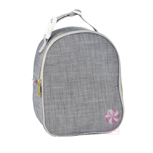Mint Seersucker Lunch Box