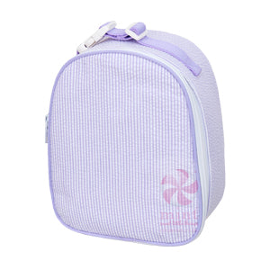 Mint Seersucker Lunch Box