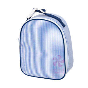 Mint Seersucker Lunch Box