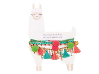 Cupcakes & Cartwheels 5Pc Llama Bracelet Set