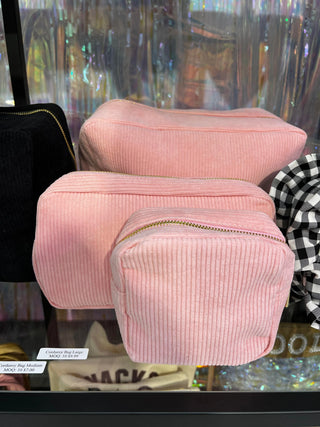 Corduroy Cosmetic Bag
