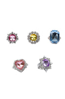 The Elizabeth - 5Pc Chunky Gemstone Ring Set
