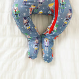 Macaron + Me Blue Nutcracker Footie