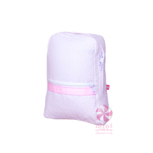 Mint Seersucker Backpack (Toddler)
