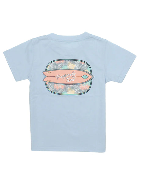 Properly Tied S/S Periwinkle Surf Board Graphic Tee