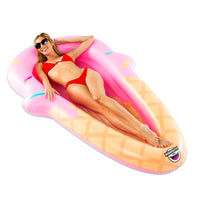 Pink Ice Cream Mesh Hammock Pool Float
