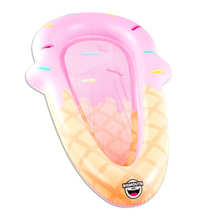 Pink Ice Cream Mesh Hammock Pool Float
