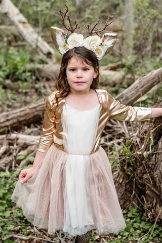 Great Pretenders Woodland Deer Dress with Headpiece Costume