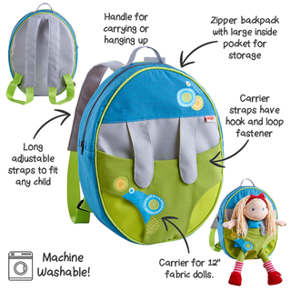 HABA Summer Meadow Doll Backpack