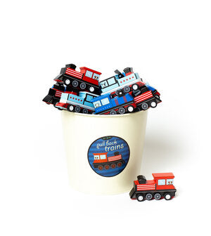 Mini Wooden Pull Back Train