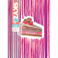 Strawberry Cake Glitter Journal