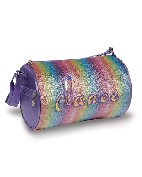 Rainbow Glitter Dance Duffle Bag