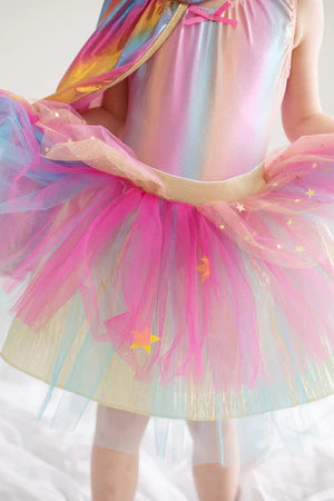 Super Duper Tutu/Cape/Mask Set - Pink/Gold