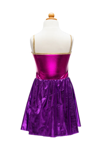 Great Pretenders Superhero Star Dress, Cape & Headpiece Costume