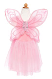 5/7 Great Pretenders Pink Sequin Butterfly Dress with Wings Costume