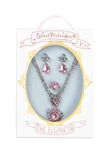 The Marilyn - Pink/Silver 4Pc Chunky Jewelry Set