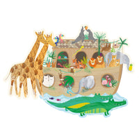 3 -in-1 100Pc Jungle/ Animal Ark Shaped Jigsaw Puzzle