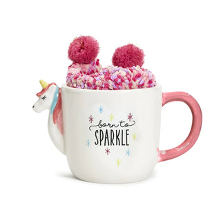 Unicorn Mug w/ Pom Pom Socks Gift Set