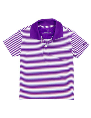 Properly Tied Purple Dallas Performance Polo Shirt