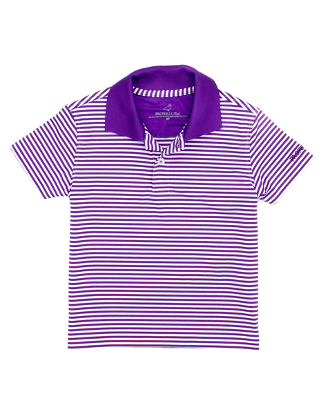 Properly Tied Purple Dallas Performance Polo Shirt