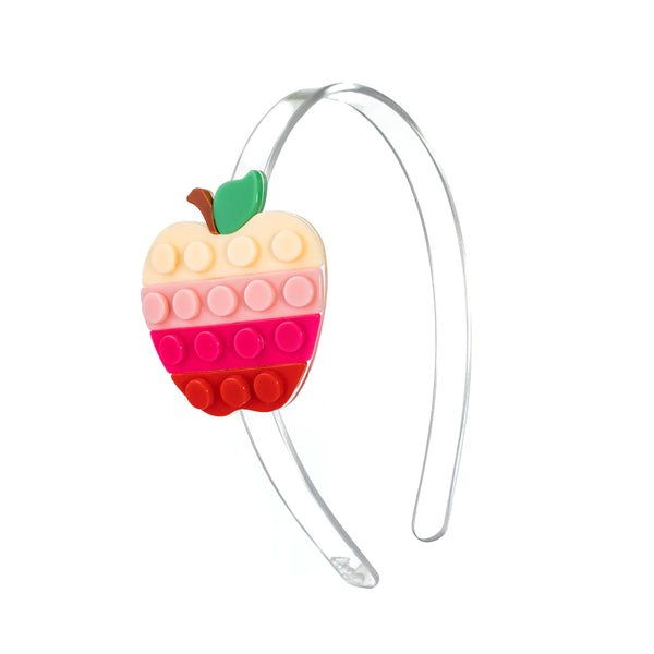 Acrylic Headband - Pink Shades Apple