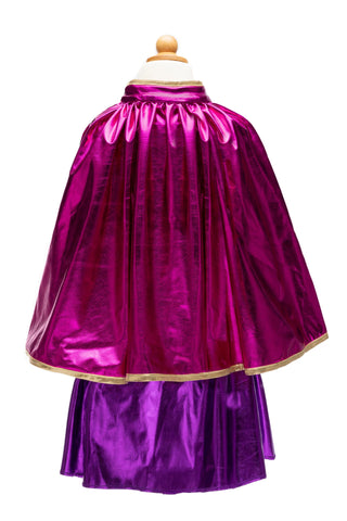 Great Pretenders Superhero Star Dress, Cape & Headpiece Costume