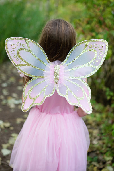 Gold Butterfly Dress & Wings Gold Butterfly Dress & Wings