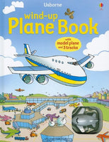 Usborne Wind up Plane Busy Book with Model Plane and 3 Tracks