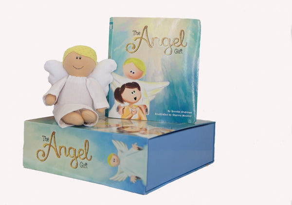 The Angel Gift Kit Book Plush Doll and Keepsake Box