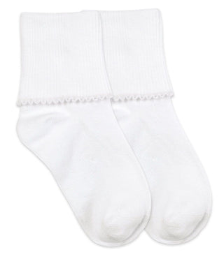 Jefferies Socks Smooth Toe Tatted Edge Turn Cuff Socks - 1 Pair