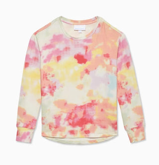 Rockets of Awesome Cloudy Terry Sweatshirt - Tie Dye