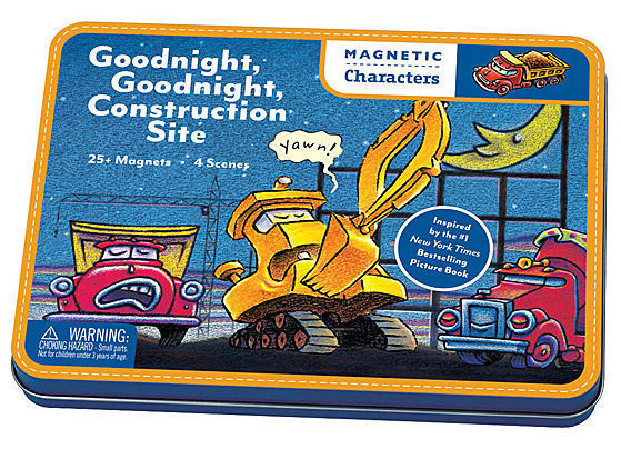 Mudpuppy Goodnight, Goodnight Construction Site Magnetic Characters