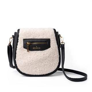 Kedzie Camden Faux Sherpa Mini Messenger Bag