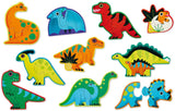 10-2Pc Let's Begin Dinosaurs Puzzle