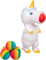Hog Wild White Unicorn Popper Toy