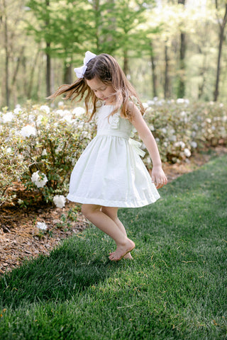 Edith Dress - Sprout Seersucke